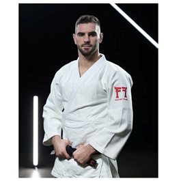 חליפת ג'ודו דקה לבוגרים 101340 SUPERSTAR 750 JUDOGI בצבע לבן