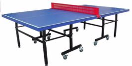 שולחן טניס חוץ מתקפל פלטת SMC איכותית כולל רשת ברזל קבוע מבית CITYSPORT 23444