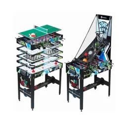 שולחן משולב 12 משחקים ב-1 בגודל 48 אינצ' 250148 מבית CITYSPORT