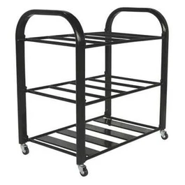 עגלת איחסון ל-12 גלילי פילאטיס/מזרני יוגה 250273 מבית CITYSPORT