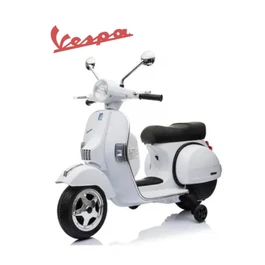 אופנוע ממונע לילדים 250854 עם גלגלי עזר, בעוצמה 6V דגם VESPA