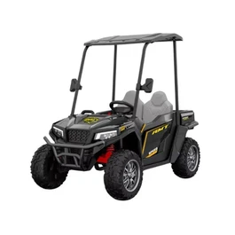 באגי ממונע לילדים 250891 בעוצמה 24V עם גלגלי גומי, ארגז אחסון וגגון נשלף