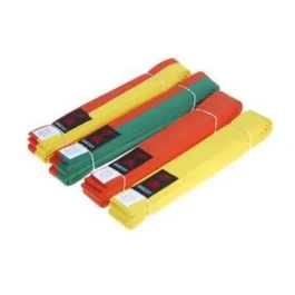 חגורות ג`ודו/קראטה 251134 באורך 310-240 ס”מ בצבעים שונים לבחירה