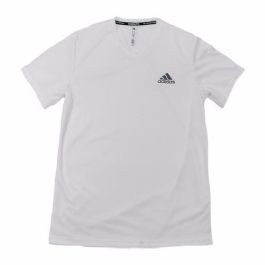 חולצת ספורט ADIDAS לגבר עם צווארון - V המנדפת זיעה