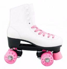 גלגיליות קלאסיות אבק 5 לבן/וורוד מבית CITYSPORT 40928