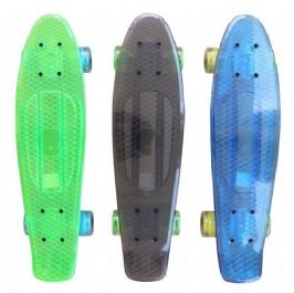 סקטבורד או.פי 22" + גלגלי LED