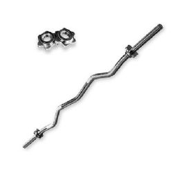 מוט W כולל 2 פרפרים להברגה באורך 120 ס"מ מבית CITYSPORT GYM