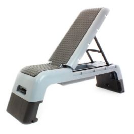 מדרגה אירובית/ספסל 3 מצבים 12025 עם משענת