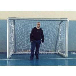 שער כדורגל מקצועי בגודל 300/200 ס"מ, עשוי PVC מעוגל מבית CITYSPORT