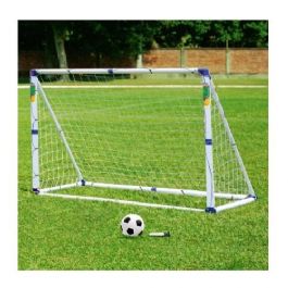 שער כדורגל PVC עם מתקן מטרות + מתקן ריבאונדר 93995 בגודל 183/130/86 ס"מ מבית CITYSPORT