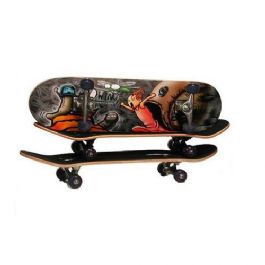 סקייטבורד עם מסבי אבק 7 עם קיק כפול (הגבהה בשני הצדדים)