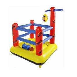 מתנפח טרמפולינה זירת איגרוף כולל מתקן כדורסל מבית CITYSPORT