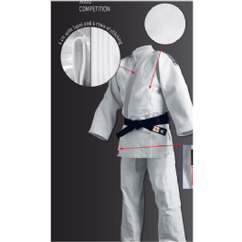 חליפת ג’ודו לבנה J-IJF מקצועית ADIDAS