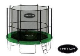 טרמפולינה מקצועית בגודל 10 פיט (קוטר 3.5 מטר) מבית TRITUR