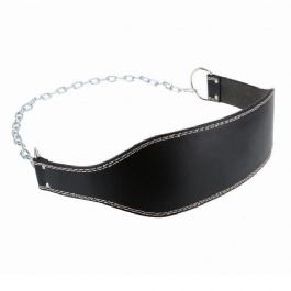חגורת אימון מעור אמיתי 21601 עם שרשרת ברזל
