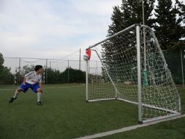 שער כדורגל מקצועי CITYSPORT – שער נייד 2X3 מ' מאלומיניום ללא ריתוכים כולל רשת פוליאתילן 476889